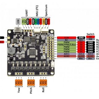 AlexMos 32Bit gimbali kontroller + 2xIMU - Image 2