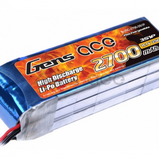 Gens ace 2700mAh 11.1V 25C 3S1P Lipo Battery