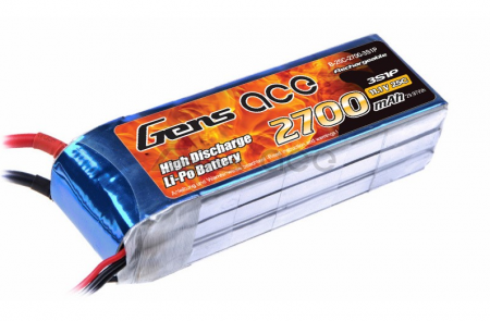 Gens ace 2700mAh 11.1V 25C 3S1P Lipo Battery