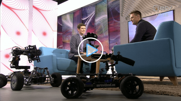 Droonimaailma juht rääkis ETV Terevisiooni saates kaugjuhitavatest autodest, mis filmivad…