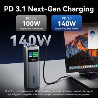 Power bank usb 27000mah 140w/fkeh0 vention - Image 10