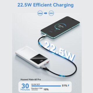 Power bank usb 10000mah 22.5w/black fhkb0 vention - Image 9