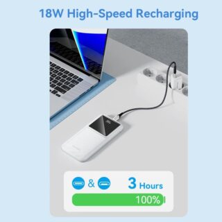 Power bank usb 10000mah 22.5w/black fhkb0 vention - Image 10