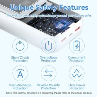 Power bank usb 30000mah 22.5w/black fhmb0 vention - Image 9
