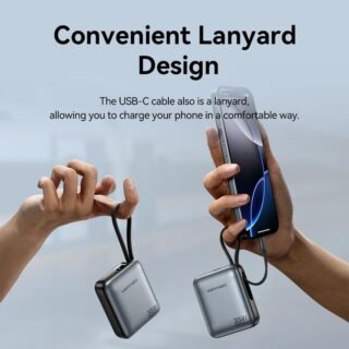 Power bank usb 10000mah 35w/mini gray fheh0 vention - Image 6