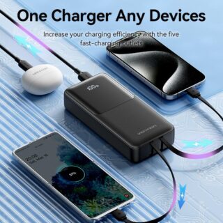 Power bank usb 20000mah 22.5w/black fhpb0 vention - Image 5