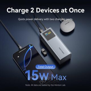 Power bank usb 20000mah 100w/fkch0 vention - Image 9
