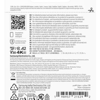 Memory micro sdxc t7 128gb/v30 mb-mb128t/ww samsung - Image 5
