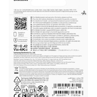 Memory micro sdxc t9 128gb/v30 mb-mh128t/ww samsung - Image 5