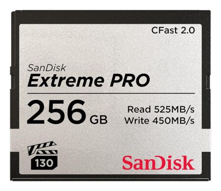 SanDisk Extreme PRO 256 GB CFast 2.0 mälukaart