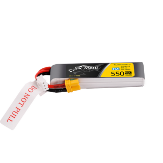 Tattu 550mAh 2S 95C 7.6V(HV) LiPo aku – XT30 pistik – FPV Classic - Image 1