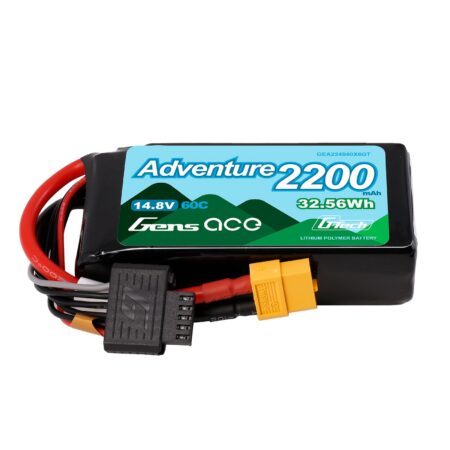 Gens Ace 2200mAh 4S 60C 14.8V LiPo aku – XT60 pistik – Adventure