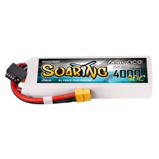 Gens Ace 4000mAh 3S 30C 11.1V LiPo aku – XT60 pistik – Soaring - Image 1