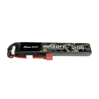 Gens Ace 1200mAh 3S 25C 11.1V LiPo aku – Deans pistik – Airsoft - Image 1