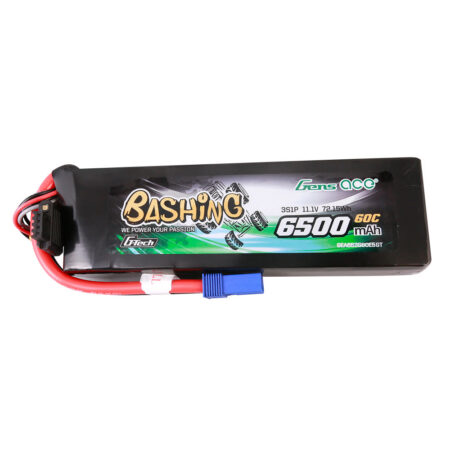 Gens Ace G-Tech 6500mAh 3S 60C 11.1V LiPo aku – EC5 pistik – Bashing