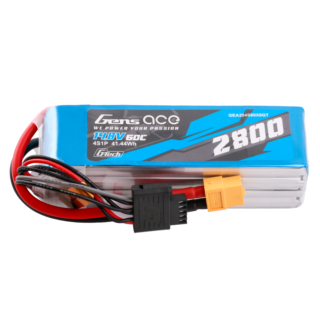 Gens Ace G-Tech 2800mAh 4S 60C 14.8V LiPo aku – XT60 pistik – Ace Classic - Image 1