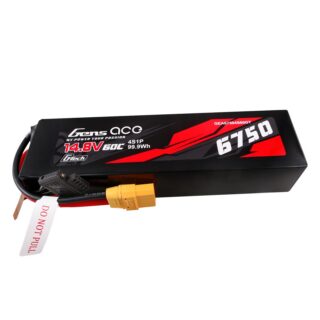 Gens Ace G-Tech 6750mAh 4S 60C 14.8V LiPo aku – XT90 pistik – Car Classic - Image 1