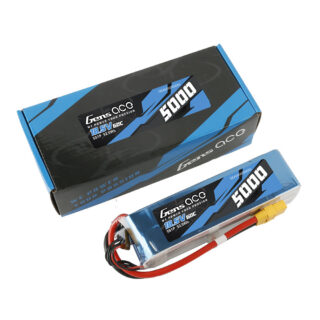 Gens Ace 5000mAh 5S 60C 18.5V LiPo aku – XT90 pistik – Heli - Pilt 2