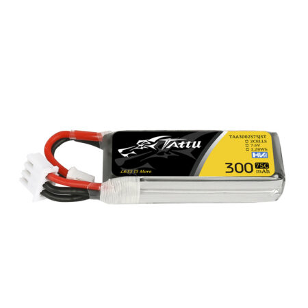 Tattu 300mAh 2S 75C 7.6V(HV) LiPo aku – JST-PHR pistik – FPV Classic