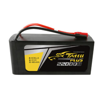 Tattu 22000mAh 6S 25C 22.2V LiPo aku – AS150+XT150 pistik – Tattu 1.0 - Image 1