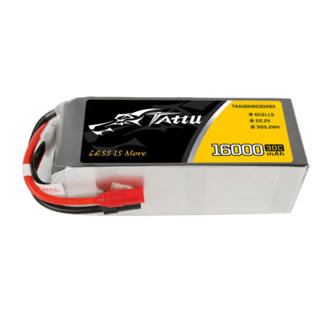 Tattu 16000mAh 6S 30C 22.2V LiPo aku – AS150+XT150 pistik – UAV Classic