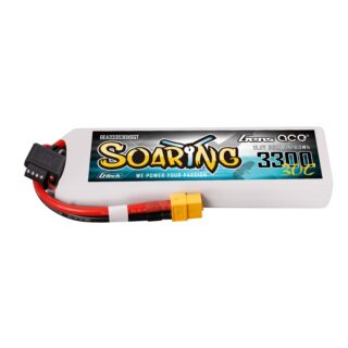 Gens Ace 3300mAh 3S 30C 11.1V LiPo aku – XT60 pistik – Soaring - Image 1