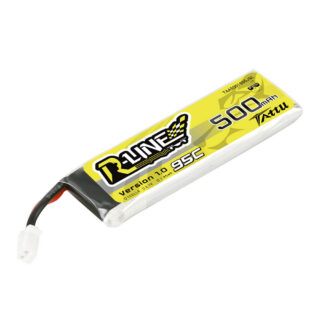 Tattu 500mAh 1S 95C 3.7V LiPo aku – PH2.0 pistik – R-Line 1.0 - Pilt 2