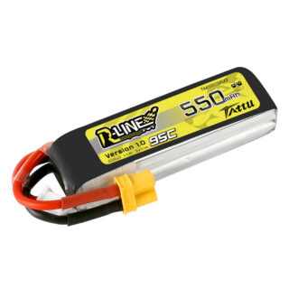 Tattu 550mAh 2S 95C 7.4V LiPo aku – XT30 pistik – R-Line 1.0 - Image 2