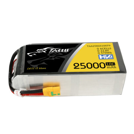 Tattu 25000mAh 6S 10C 22.8V(HV) LiPo aku – XT90-S pistik – UAV Classic