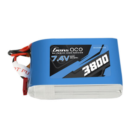 Gens Ace 3800mAh 2S 7.4V LiPo aku – JST-SYP pistik – TX&RX