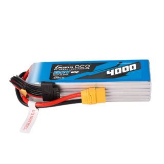 Gens Ace 4000mAh 6S 60C 22.2V LiPo aku – XT90 pistik – Heli - Image 1