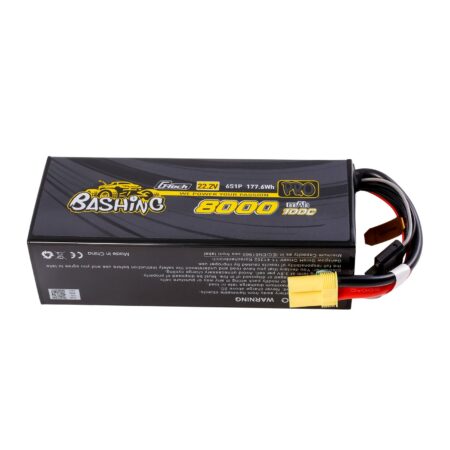 Gens Ace 8000mAh 6S 100C 22.2V LiPo aku – EC5 pistik – Bashing Pro