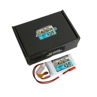 Gens Ace 450mAh 2S 30C 7.4V LiPo aku – JST-SYP pistik – Soaring - Image 2
