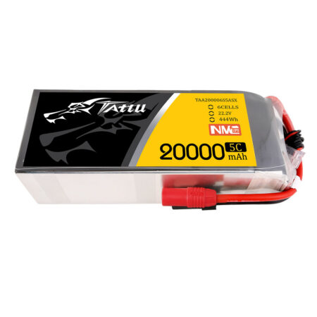 Tattu 20000mAh 6S 5C 22.2V LiPo aku – AS150+XT150 pistik – Semi-solid