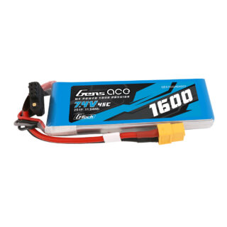 Gens Ace G-Tech 1600mAh 2S 45C 7.4V LiPo aku – XT60 pistik – Ace Classic - Image 1