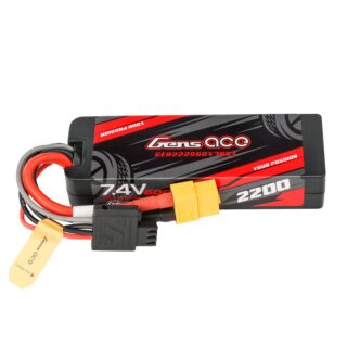 Gens Ace G-Tech 2200mAh 2S 60C 7.4V LiPo aku – kõvakest – XT60 pistik – Car Classic - Pilt 1
