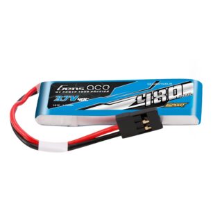 Gens Ace 480mAh 1S 40C 3.7V LiPo aku – JR pistik – Sport (F3K) - Pilt 1