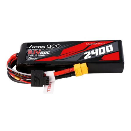 Gens Ace 2400mAh 3S 60C 11.1V LiPo aku – XT60 pistik – Car Classic