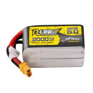 Tattu 2000mAh 4S 150C 14.8V LiPo aku – XT60 pistik – R-Line 5.0 - Image 1