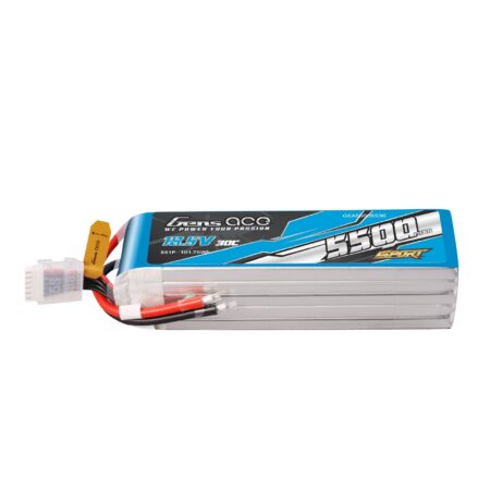 Gens Ace 5500mAh 5S 30C 18.5V LiPo aku – ilma pistikuta – Sport (F3A)
