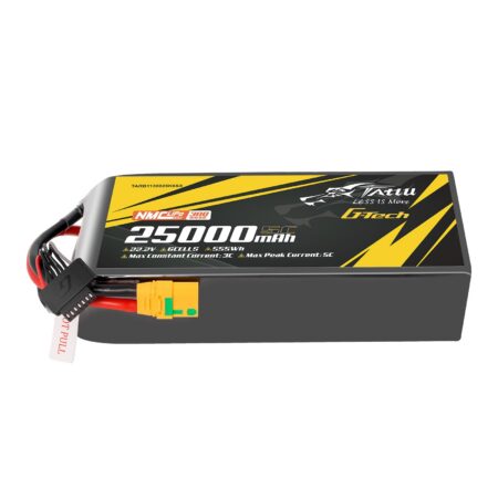 Tattu 25000mAh 6S 5C 22.2V LiPo aku – XT90S-F pistik – Semi-solid