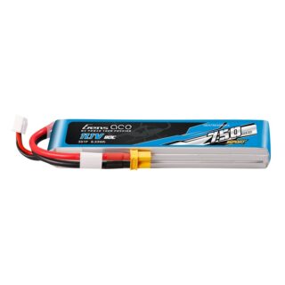 Gens Ace 750mAh 3S 80C 11.1V LiPo aku – XT30 pistik – Sport (F5J) - Image 1