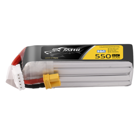 Tattu 550mAh 4S 95C 15.2V(HV) LiPo aku – XT30 pistik – FPV Classic