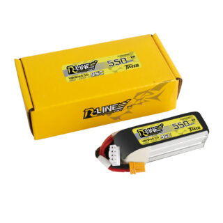 Tattu 550mAh 3S 95C 11.1V LiPo aku – XT30 pistik – R-Line 1.0 - Pilt 2