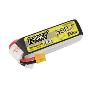 Tattu 550mAh 4S 95C 14.8V LiPo aku – XT30 pistik – R-Line 1.0 - Pilt 2