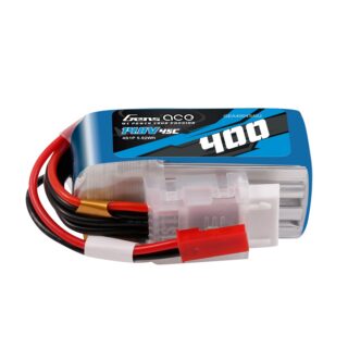 Gens Ace 400mAh 4S 45C 14.8V LiPo aku – JST-SYP pistik – Ace Classic - Image 1