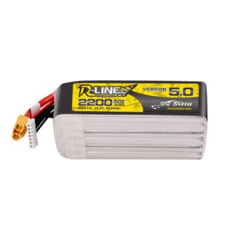 Tattu 2200mAh 6S 150C 22.2V LiPo aku – XT60U-F pistik – R-Line 5.0 - Image 1