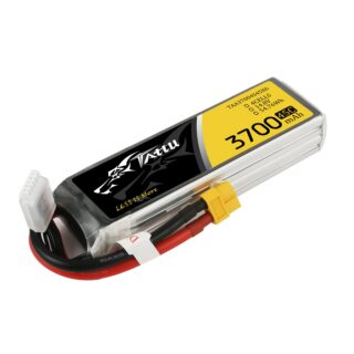 Tattu 3700mAh 4S 45C 14.8V LiPo aku – XT60 pistik – FPV Classic - Image 2