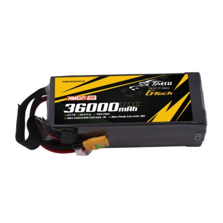 Tattu 36000mAh 6S 10C 22.2V LiPo aku – XT90S-F pistik – Semi-solid
