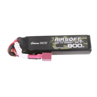 Gens Ace 800mAh 3S 25C 11.1V LiPo aku – Deans pistik – Airsoft - Image 1